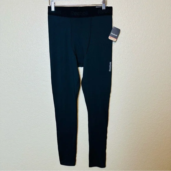 Reebok Men’s Cold Weather Compression Tight in Black Size Large - Picture 2 of 6